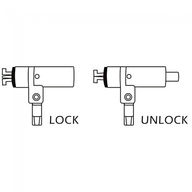 Techly Notebook Security Padlock with Key for Nano Slot