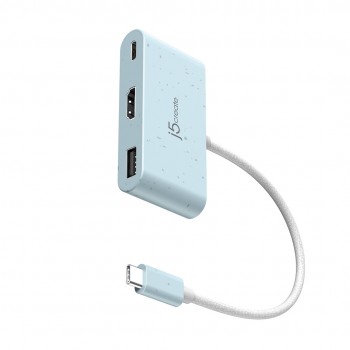 j5create JCA379EC - USB-C to HDMI & USB Type-A with Power Delivery