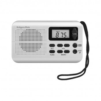 Kruger & Matz KM0819 Portable radio, grey-black