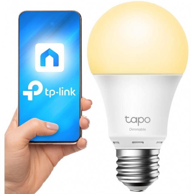 TP-Link Tapo L510E Smart Wi-Fi bulb (806 lm, 2700K color, dimmable light)