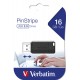 Verbatim PinStripe - USB Drive 16 GB - Black