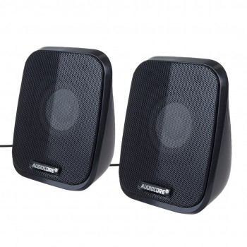 Audiocore AC835 2.0 Stereo Speakers With LED Backlighting For PC Laptop Smartphone