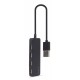 Gembird UHB-U2P4-06 4-port USB hub, black