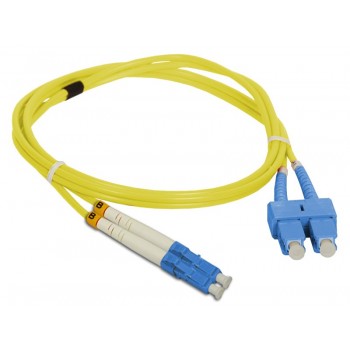 Alantec FOC-LCSC-9SMD-1 fibre optic cable 1 m LC SC G.652D Yellow