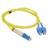 Alantec FOC-LCSC-9SMD-1 fibre optic cable 1 m LC SC G.652D Yellow