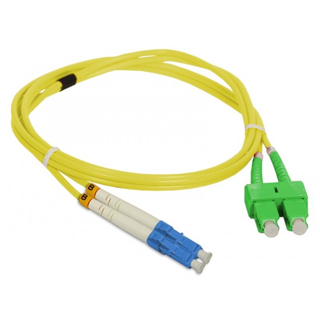 Alantec FOC-SCALC-9SMD-1 fibre optic cable 1 m SC LC G.652D Yellow
