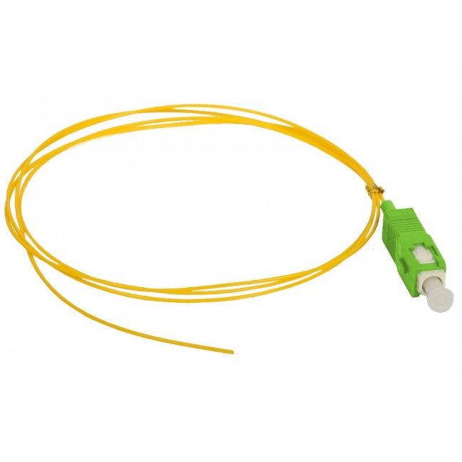 Alantec FOI-SCA-9SM-2 fibre optic adapter SC/APC Green, Yellow