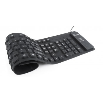 Gembird KB-109F-B keyboard USB + PS/2 QWERTY Black