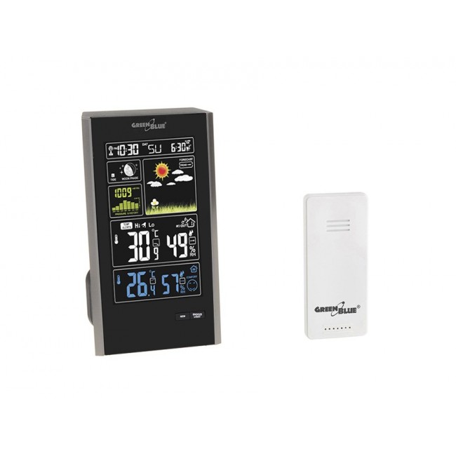 Alarm Clock Calendar Hygrometer Thermometer DCF