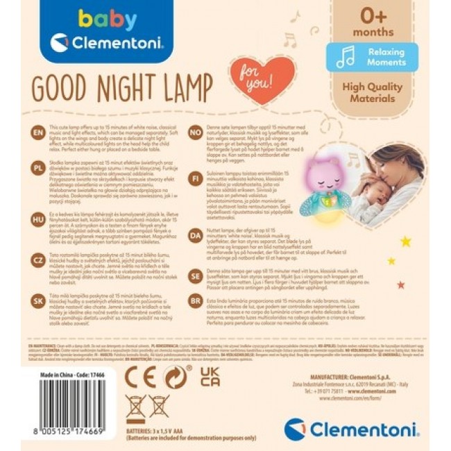 Baby Good Night Lamp night-light Freestanding Multicolour LED