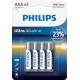 Philips LR03 BL Extreme ultra battery 4pcs price per pack