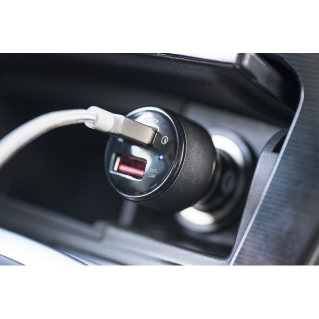 Ednet Quick Charge 3.0 Car Charger, Dual Port