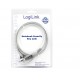 LogiLink Notebook Security Lock w/ Combination cable lock 1.5 m