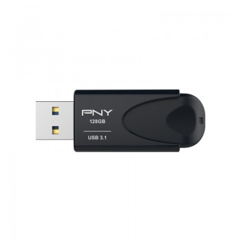 PNY Attache 4 3.1 USB flash drive 128 GB USB Type-A 3.2 Gen 1 (3.1 Gen 1) Black
