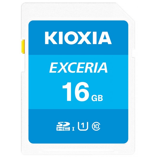 Kioxia Exceria memory card 16 GB SDHC Class 10 UHS-I