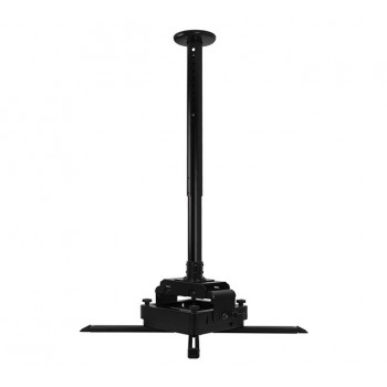 B-Tech SYSTEM 2 - Heavy Duty Projector Ceiling Mount with Micro-adjustment - 0.6m to 1m O50mm Pole