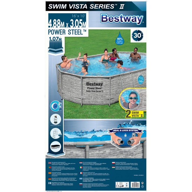 Bestway Power Steel Swim Vista Series 16' x 10' x 42