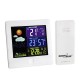 Wireless Weather Station Outside Sensor Alarm Colorful Display Green Blue GB521W