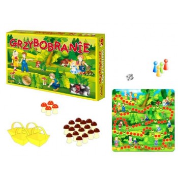 Mushroom picking, board game ADAMIGO