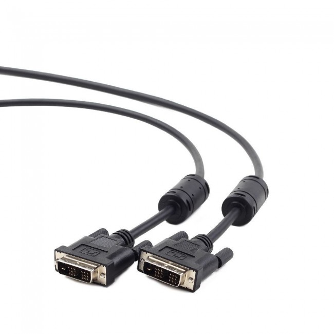 Gembird DVI-D/DVI-D 1.8m DVI cable Black