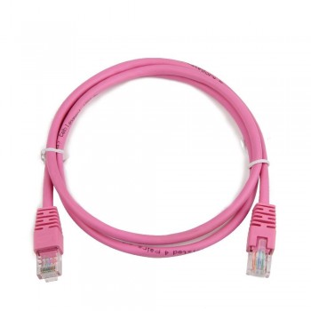 Gembird RJ45/RJ45 Cat5e 5m networking cable Pink U/UTP (UTP)