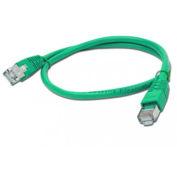 Gembird PP22-0.5M/G networking cable Green Cat5e