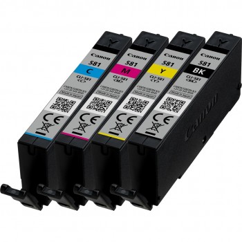 Canon CLI-581 BK/C/M/Y Ink Cartridge Multi Pack