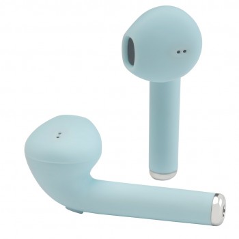 Denver TWE-46LIGHT BLUE in-ear headphones with TWS Bluetooth charging case blue