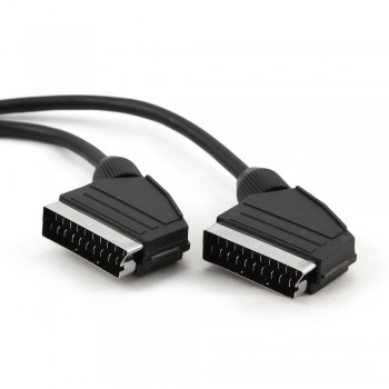 Gembird SCART/SCART 3m SCART cable SCART (21-pin) Black