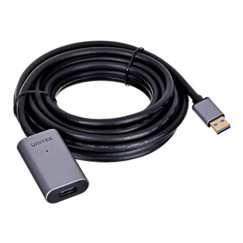 UNITEK Y-3004 USB cable 5 m USB 3.2 Gen 1 (3.1 Gen 1) USB A Grey