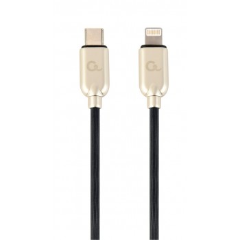 Gembird CC-USB2PD18-CM8PM-1M lightning cable Black