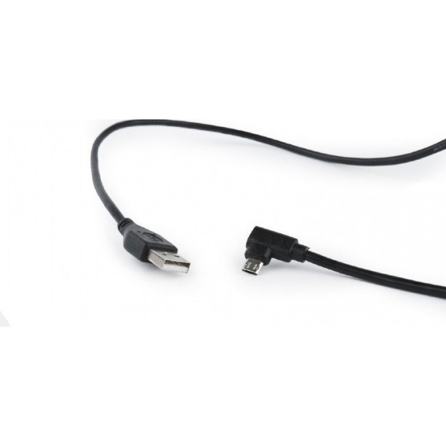 Gembird CC-USB2-AMMDM90-6 USB cable 1.8 m USB 2.0 USB A Micro-USB B Black