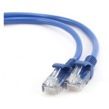 Gembird Patch Cord Cat.5e 0.25m networking cable Blue Cat5e U/UTP (UTP)