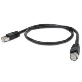 Gembird Patch Cord Cat.6 UTP 0.5m networking cable Black Cat6 U/UTP (UTP)