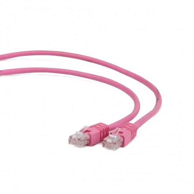 Gembird PP12-2M/RO networking cable Pink Cat5e U/UTP (UTP)