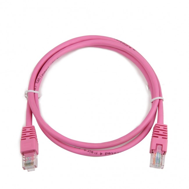 Gembird PP12-2M/RO networking cable Pink Cat5e U/UTP (UTP)