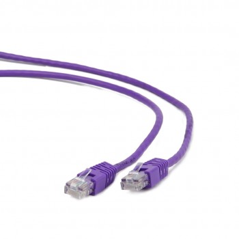 Gembird PP12-2M/V networking cable Purple Cat5e U/UTP (UTP)