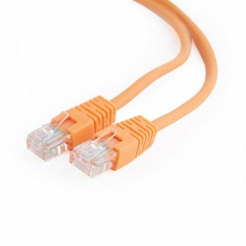 Gembird Patch Cord Cat.5e UTP 0.25m networking cable Cat5e U/UTP (UTP) Orange