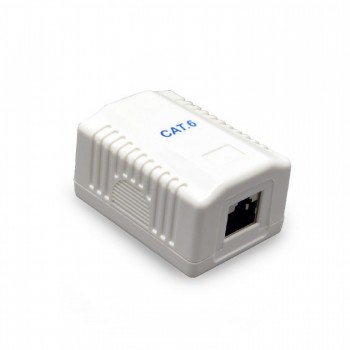 Gembird NCAC-1F6-01 outlet box RJ-45 White