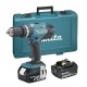 Makita DHP453RFE drill Keyless Black,Blue 1.8 kg