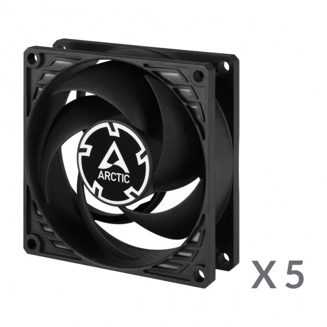 ARCTIC P8 PWM PST Value Pack - Pressure-optimised 80 mm Fan with PWM PST