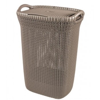 Curver Knit laundry basket 57 L Rectangular Plastic Brown