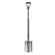 Fiskars 1025375 shovel/trowel Spade Steel Black, Stainless steel