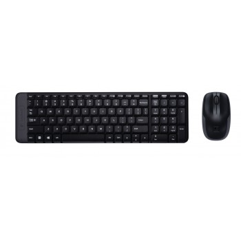 Logitech G MK220 keyboard RF Wireless QWERTY US International Black