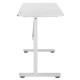 Manual height adjustable desk Ergo Office, max 40 kg, max height 117cm, with a top for standing and sitting work, ER-401 W
