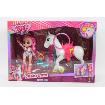 PROMO Set Cry Doll Babies Best Friends Dreamy & Rhyme Horse 87798