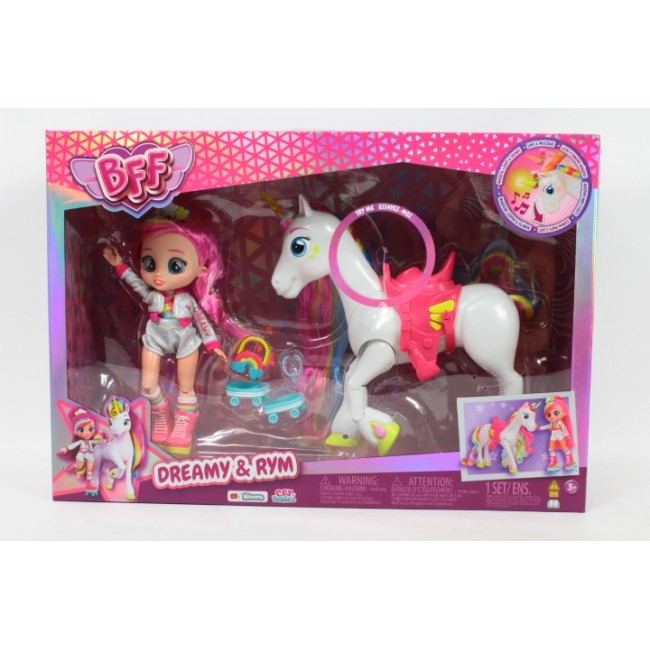 PROMO Set Cry Doll Babies Best Friends Dreamy & Rhyme Horse 87798