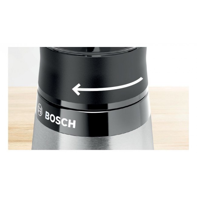 Bosch Serie 2 MMB2111M blender 0.6 L Sport blender 450 W Black, Stainless steel
