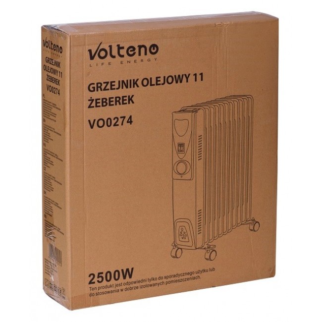 Oil heater 11 fins 2000W VO0274 Volteno