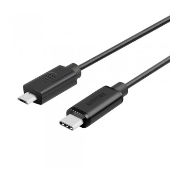 UNITEK Y-C473BK USB cable 1 m USB 2.0 USB C Micro-USB B Black